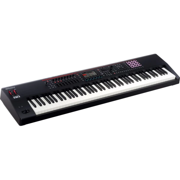 Roland FANTOM-08 w/Double Braced Keyboard Stand - Image 9