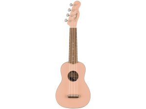 Fender Venice Soprano Ukulele WN - Shell Pink