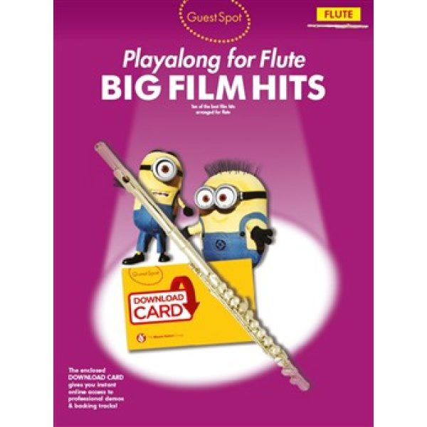 Guest Spot: Big Film Hits Playalong for Flute - Download Card Included