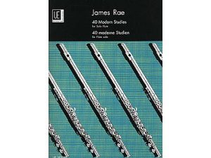 40 Modern Studies for Solo Flute - James Rae
