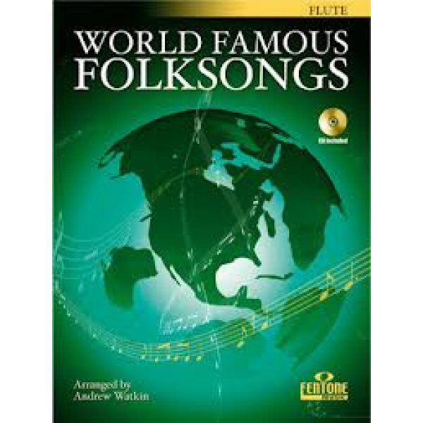 World Famous Folksongs: Flute (CD Included) - Andrew Watkin