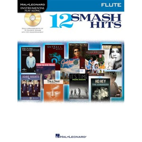 Instrumental Play-Along: 12 Smash Hits (CD Included) - Flute