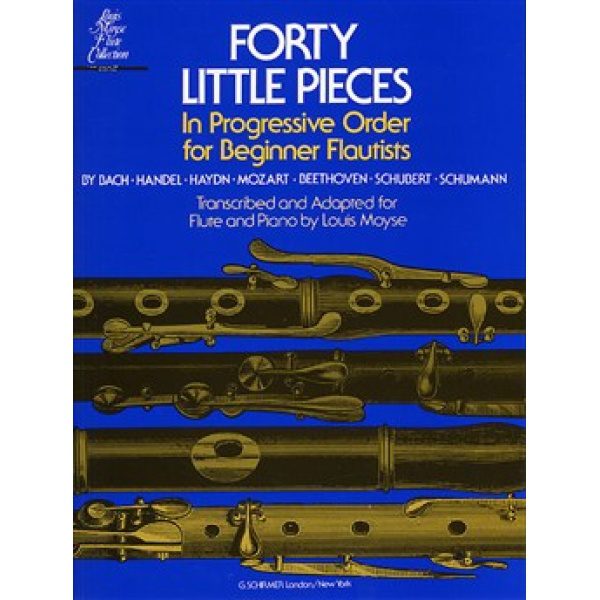 Forty Little Pieces: In Progressive Order for Beginner Flautists - Louis Moyse