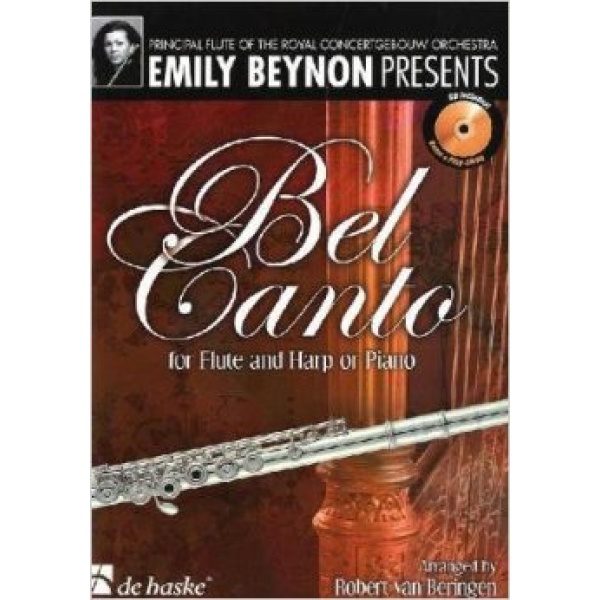 Emily Beynon Presents: Bel Canto (CD Included) for Flute and Harp or Piano
