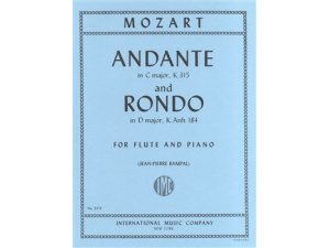 Mozart - Andante in C major, K. 315 & Rondo in D major K. Anh. 184 - Flute & Piano