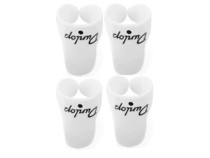 Dunlop White Medium Fingerpicks - Set of 4