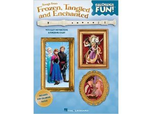 Recorder Fun! Songs from Frozen, Tangled and Enchanted (Colouring Pages Included)
