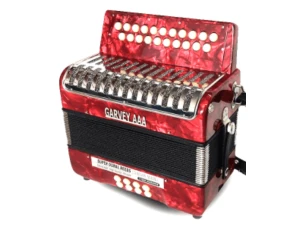 Garvey AAA Super Beginner Button Accordion - Red