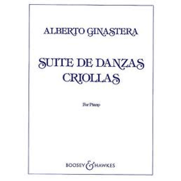 Ginastera Suite de Danzas Criollas - Piano