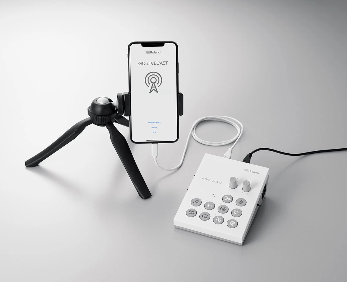 Roland GO:LIVECAST Livetstreaming Studio For Smartphones