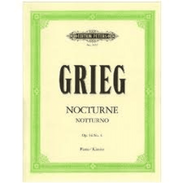 Grieg Nocturne / Notturno Op. 54 No. 4 - Piano