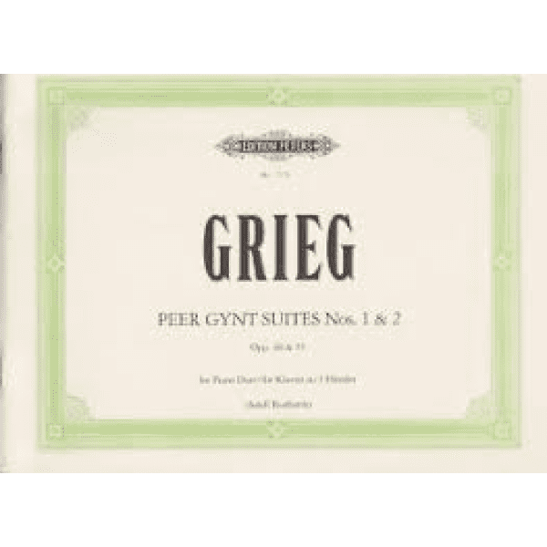Grieg - Peer Gynt Suites Nos. 1 & 2 Op. 46 & 55 for Piano Duet.