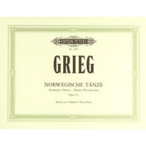 Greig - Norwegian Dances Op. 35 for Piano Duet.
