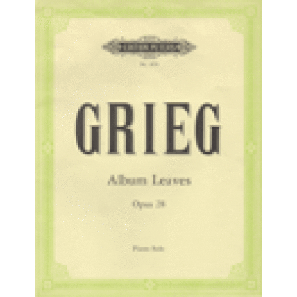 Grieg Album Leaves Op. 28 - Piano.