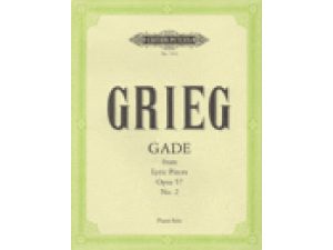 Grieg Gade from Lyric Pieces Op. 57, No. 2 - Piano.