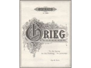 Grieg To the Spring Op. 46, No. 6 - Piano