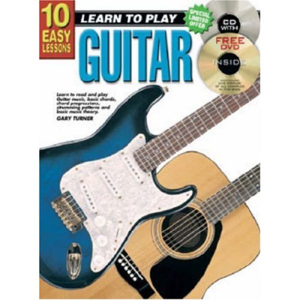 Learn To To Play "Guitar" 10 Easy Lessons Gary Turner