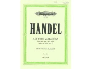 Handel Air With Variations from Suite No. 5 in E major - Piano