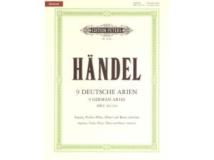 Handel: 9 German Arias HWV 202-210 - Soprano, Violin (Flute, Oboe) and Basso continuo