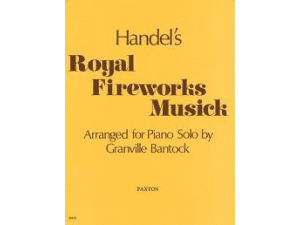 Handel Royal Fireworks Music - Piano