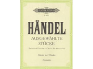 Handel Selected Pieces / Ausgewahlte Stucke - Piano.