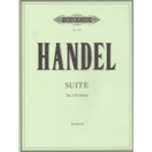 Piano.　Handel:　in　Suite　No.　D　minor