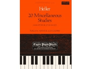 Heller 20 Miscllaneous Studies from Op. 45, 46 , 47, 81, 90, 125. - Piano