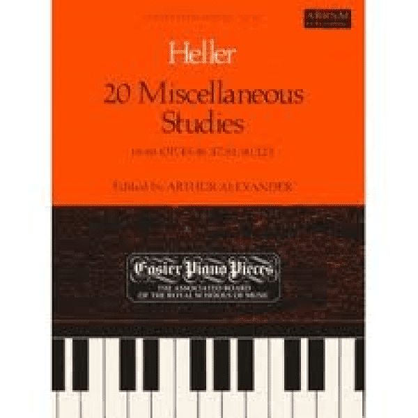 Heller 20 Miscllaneous Studies from Op. 45, 46 , 47, 81, 90, 125. - Piano