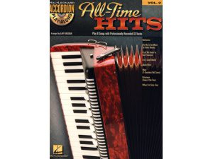 All Time Hits Vol. 2 for Accordian, including play-along CD, arranged by Gary Meisner.