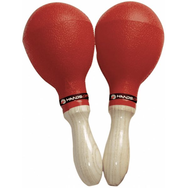 Hands-On Maraca Set 25 x 9 cm - Red - Image 2