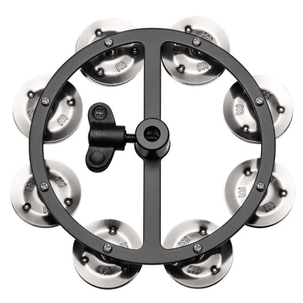 Meinl HTHH1BK Hi-Hat Tambourine w/Brass Jingles - Image 5