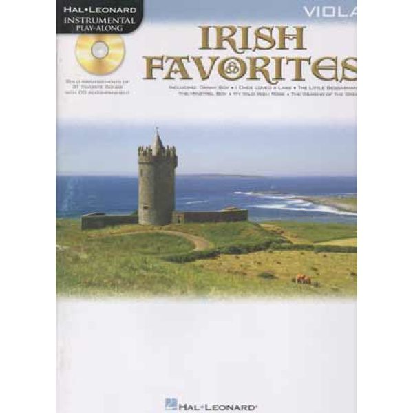Irish Favorites Viola Playalong Sheet Music Book +CD