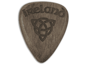 Ireland Shamrock Wooden Guitar Plectrum