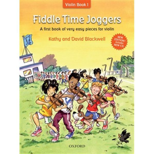 Fiddle Time Joggers: A First Book of Easy Pieces for Violin (CD Included - New Edition) - Kathy & David Blackwell