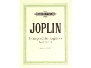 Joplin - 14 Selected Ragtimes for Piano Duet Volume 1, CD Included.