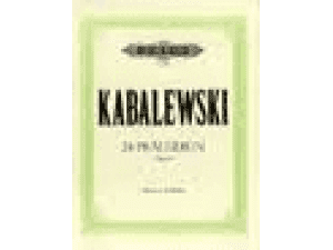 Kabalevsky 24 Preludes/ Praludien Op. 38 - Piano.