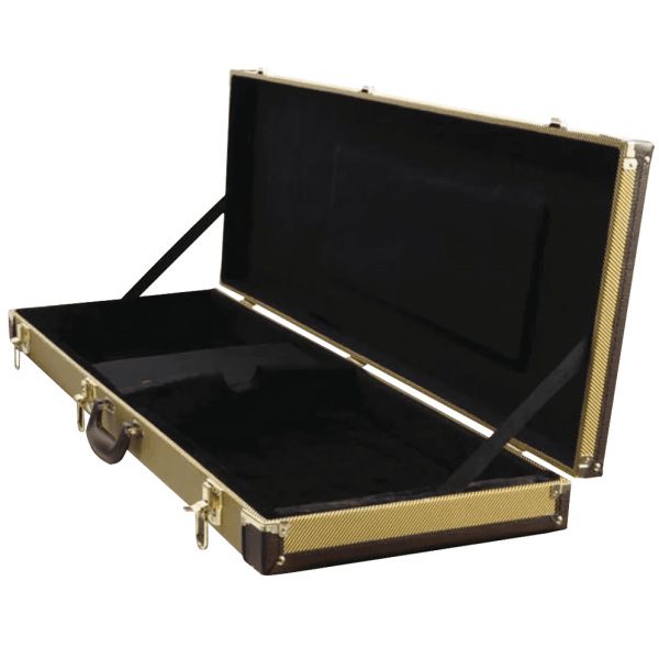 On Stage Oblong Hardshell Guitar Case - Tweed GCE6000T - Image 2