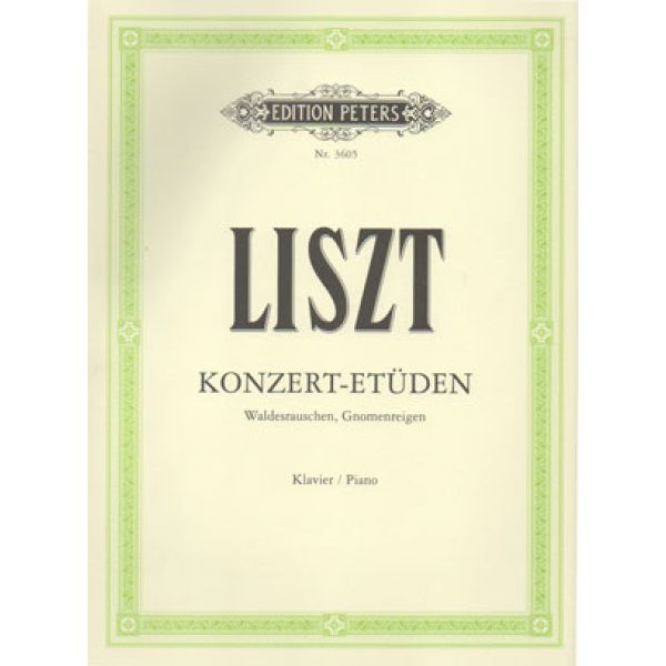 Liszt - Concerto - Studies / Konzert-Etuden for Piano.
