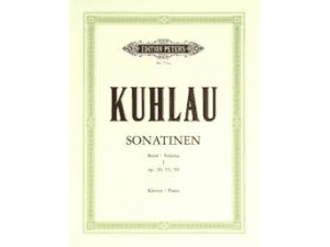 Kuhlau Sonatinen Vol. 1 Op. 20, 55, 59 - Piano.