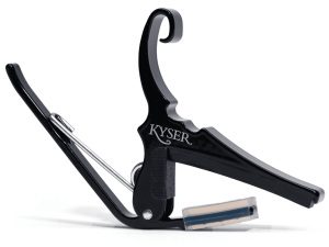 Kyser Quick-Change Acoustic Capo - 6 String - Black