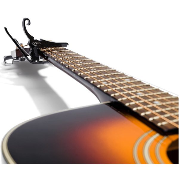 Kyser Quick-Change Acoustic Capo - 6 String - Black - Image 2