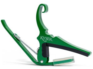 Kyser Quick-Change Acoustic Capo - 6 String - Black Chrome