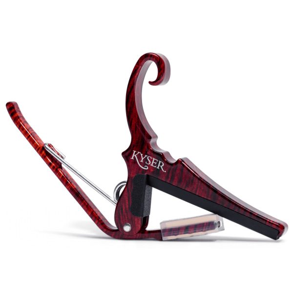 Kyser Quick-Change Acoustic Capo - 6 String - Black Chrome