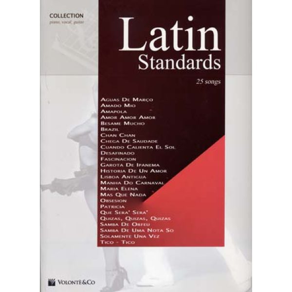 Latin Standards for Piano, Vocal and Guitar (PVG).