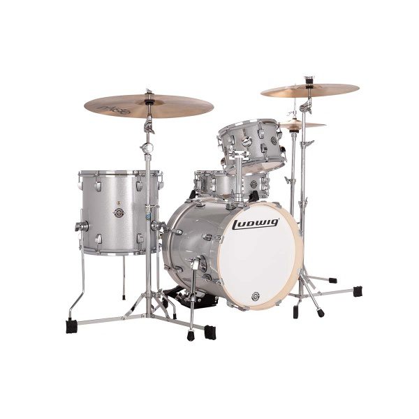 Ludwig Breakbeats By Questlove Drum Kit - Silver Sparkle