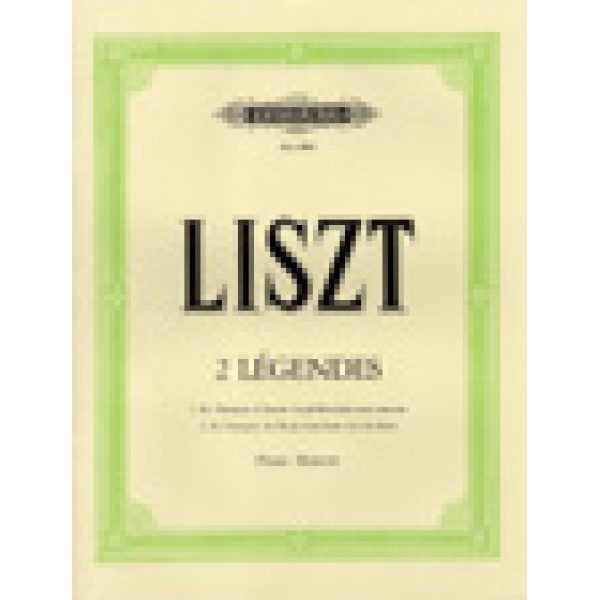 Liszt - 2 Legendes for Piano.