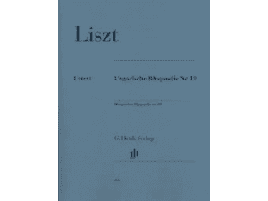 Liszt - Hungarian Rhapsody No. 12 for Piano.