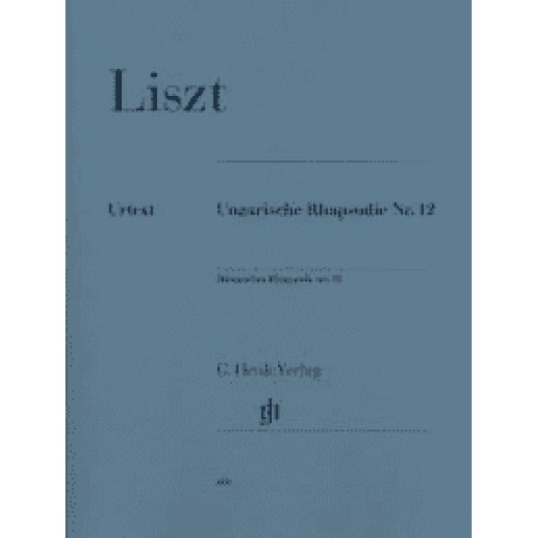 Liszt - Hungarian Rhapsody No. 12 for Piano.
