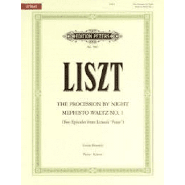 Liszt - The Proesion by Midnight, Mephisto Waltz No. 1 - Piano.