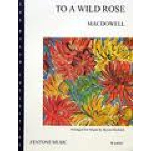 Edward MacDowell - To a Wild Rose for Piano / Piano Duet.